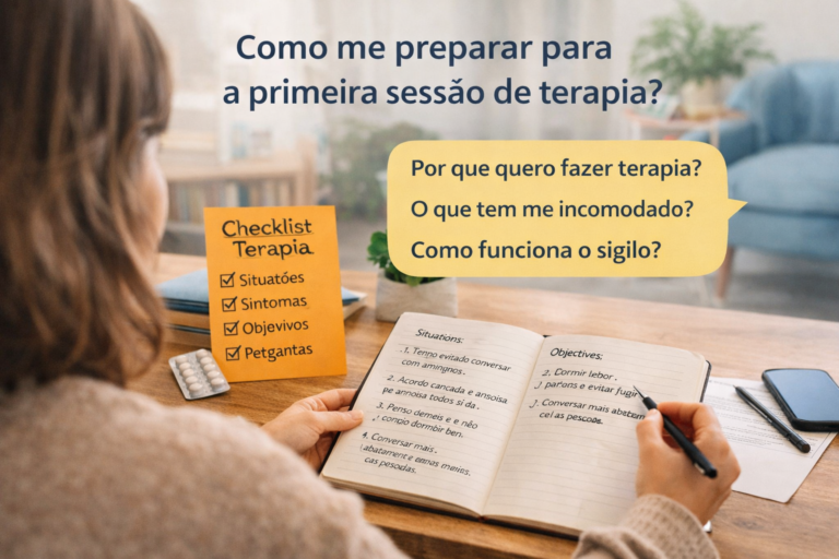 Como me preparar para a primeira sessão de terapia?